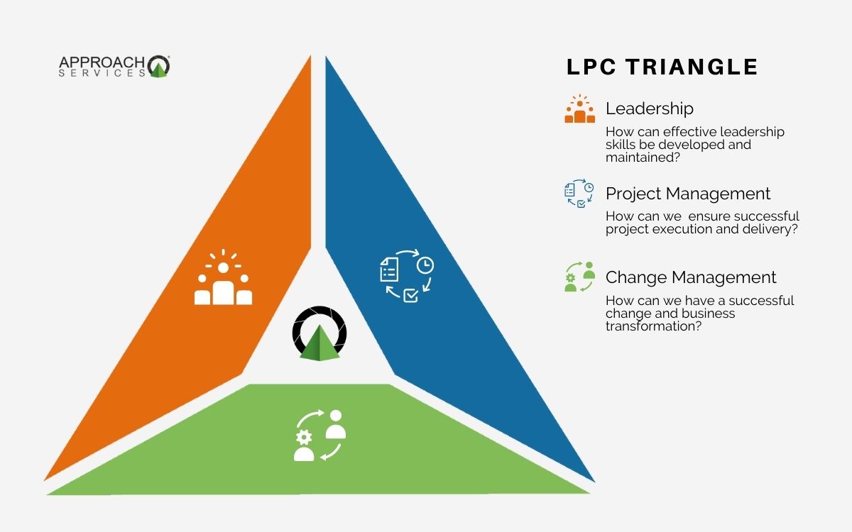 leader, project management, change management, triangle